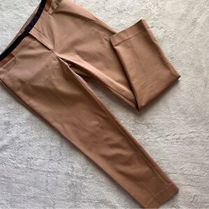 Club Monaco Stretch Cotton Neutral Colorblock Ankle Career Trouser Pants Sz 6